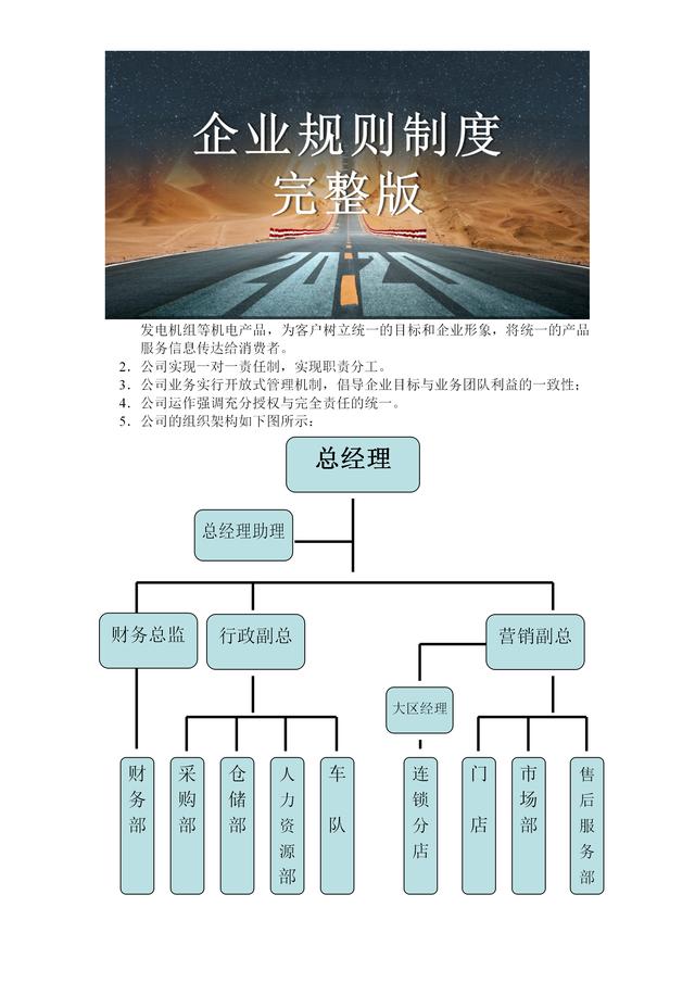 三令五申不如一纸明文：54页企业规则制度2020年，完整版